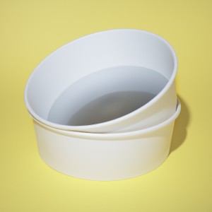 1400ml 50개- 무지 원형종이냄비 인덕션전용 라면조리기